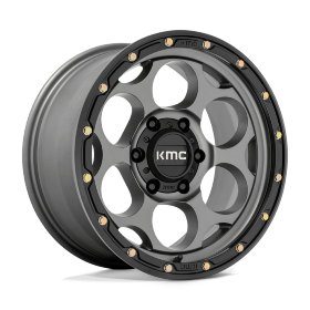Колісний диск KMC Wheels Dirty Harry Satin Gray W/Black Lip 17x9 ET-12 KM54179068912N