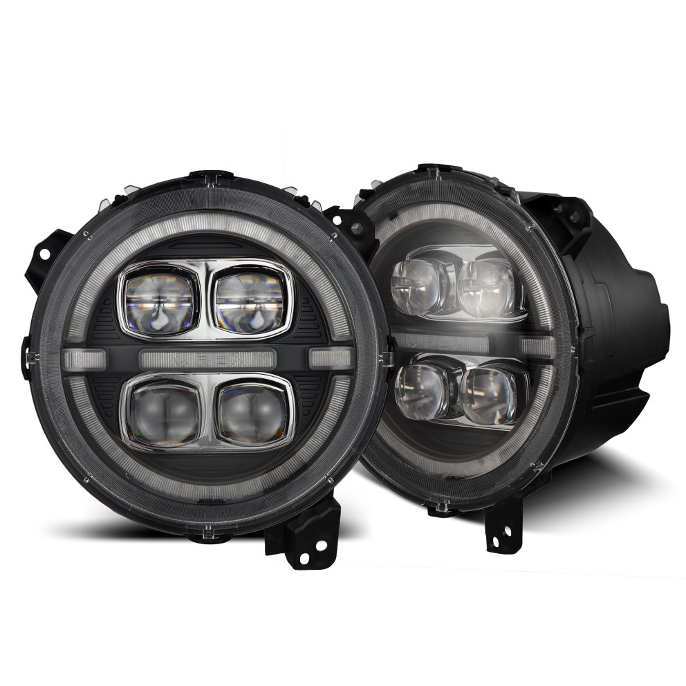 Комплект передних Led фар Jeep Wrangler JL/Gladiator JT 18-25 NOVA-Series AlphaRex 880868