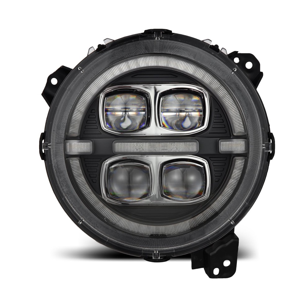 Комплект передних Led фар Jeep Wrangler JL/Gladiator JT 18-25 NOVA-Series AlphaRex 880868