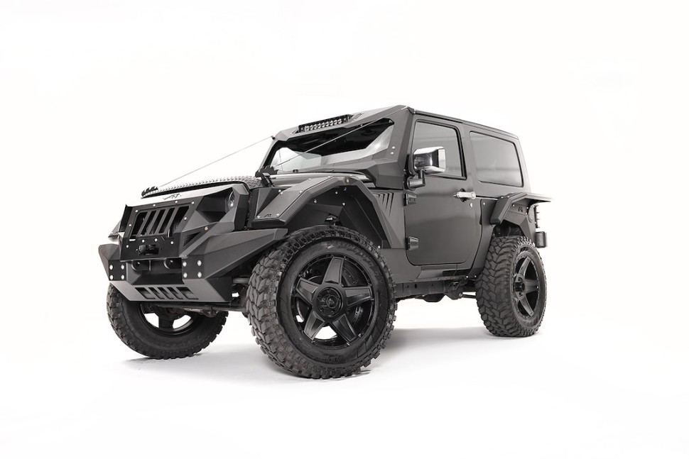 Задние крылья Jeep Wrangler JK 07-18 Fab Fours JK4000-1
