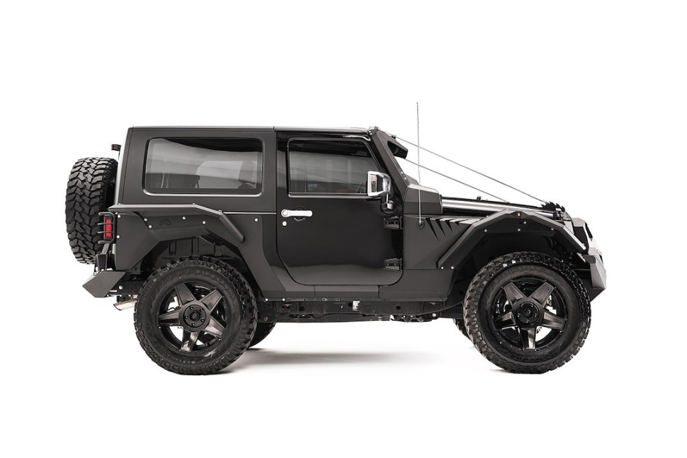 Задние крылья Jeep Wrangler JK 07-18 Fab Fours JK4000-1
