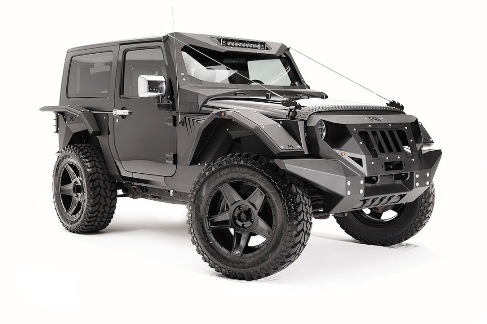 Задние крылья Jeep Wrangler JK 07-18 Fab Fours JK4000-1