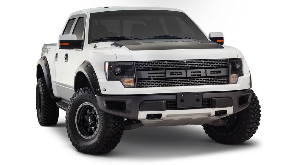 Расширители колесных арок Ford F-150 Raptor 10-14 Raptor к-кт 4 шт. Pocket Style Bushwacker 20938-02