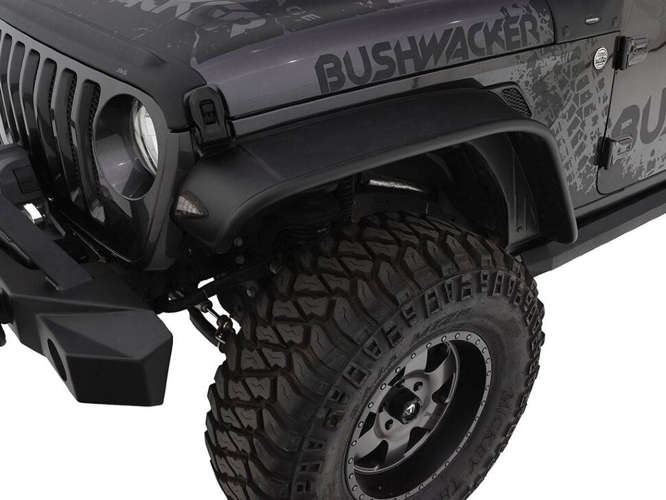 Розширювачі колісних арок Jeep Wrangler JL/Gladiator JT 18-25 перед 2шт. Flat Bushwacker 10101-07