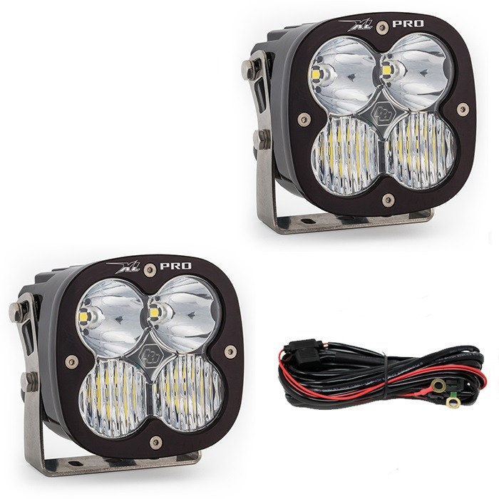 Комплект дополнительных LED фар на бампер Driving/Combo Jeep Wrangler JL/Gladiator JT 18-25 XL Pro Baja Designs 447668