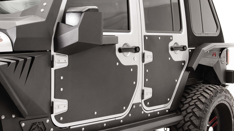 Двері накладки Jeep Wrangler JK 07-18 Fab Fours JK3000-1