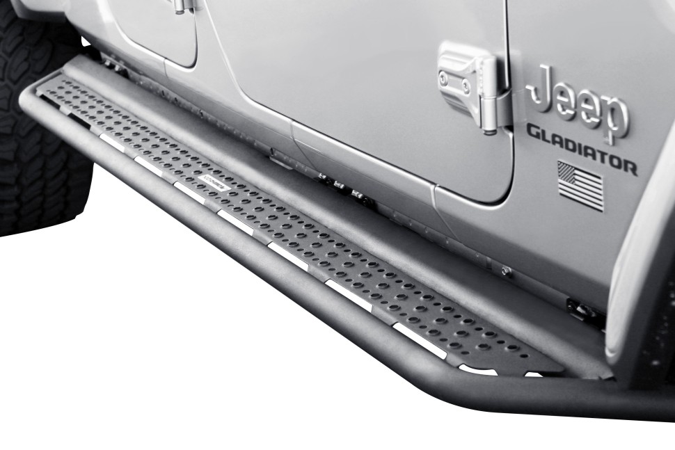 Подножки Jeep Wrangler JK 07-18 4 Door Dominator Xtreme D6 Go Rhino D64505T