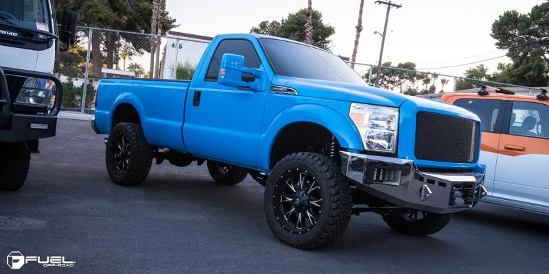 Fuel Off Road D51320005745 Throttle Wheel Matte Black Milled 20x10 -24