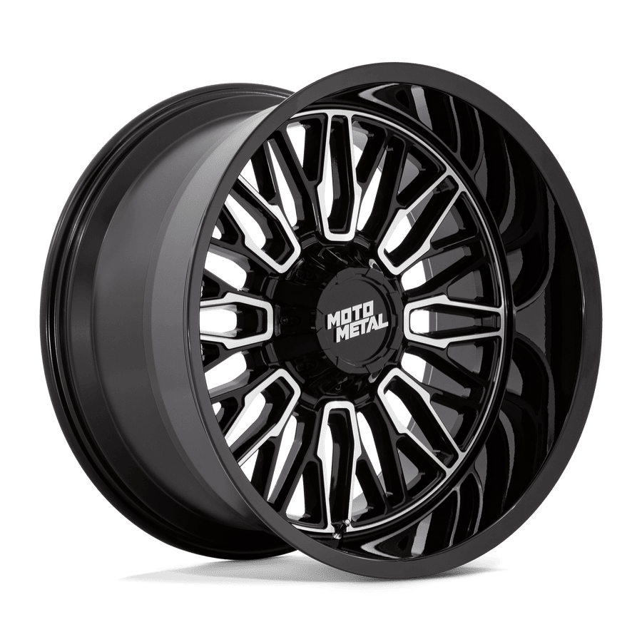 Колесный диск Moto Metal Stinger Gloss Black Machined 22x12 ET-44 MO809BD22128844N