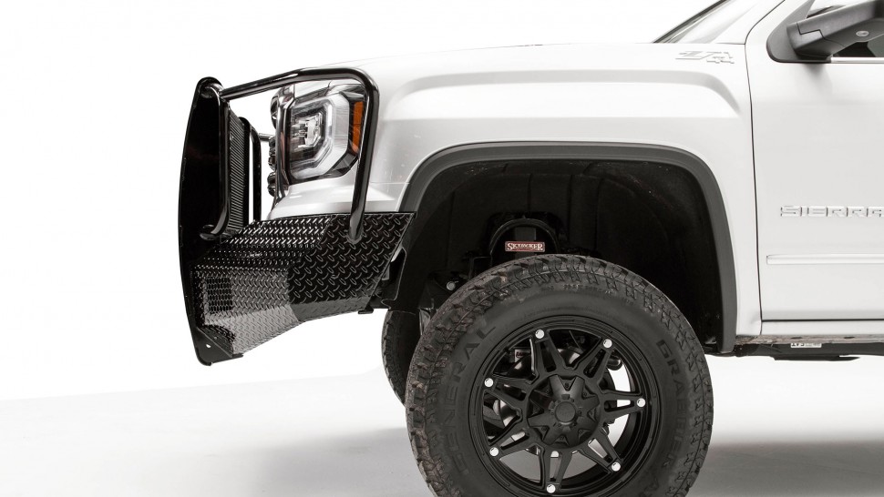 Fab Fours GS16-K3960-1 Full Guard Front Bumper GMC Sierra 1500 16-18