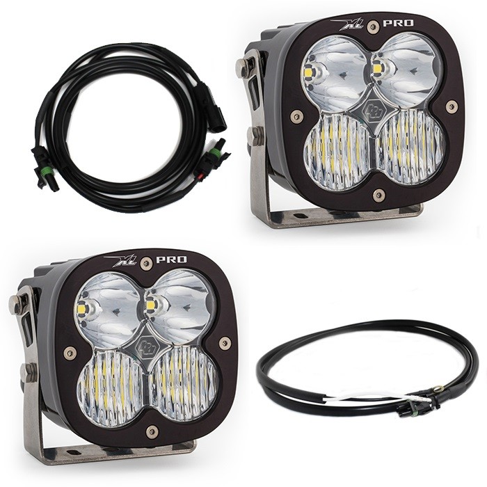 Комплект дополнительных LED фар на бампер Driving/Combo Jeep Wrangler JL/Gladiator JT 18-25 XL Pro Baja Designs 447668UP