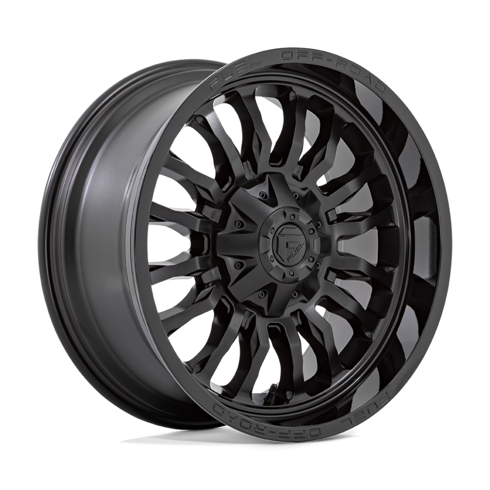 Fuel Off Road D79622201747 Arc Wheel Matte Black With Gloss Black Lip 22x12 -44