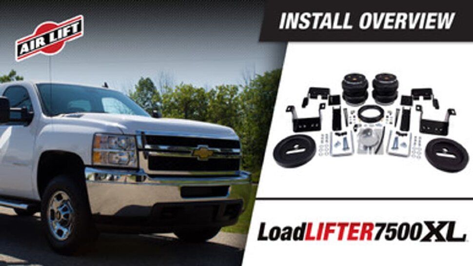 Комплект пневмопідвіски Chevrolet Silverado/GMC Sierra 2500/3500 11-19 LoadLifter 7500 XL Ultimate Air lift 57538