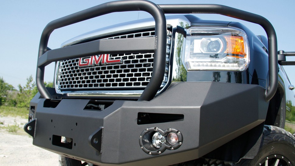 Передній бампер Premium із дугами GMC Sierra 2500/3500 15-19 Fab Fours GM14-A3150-1