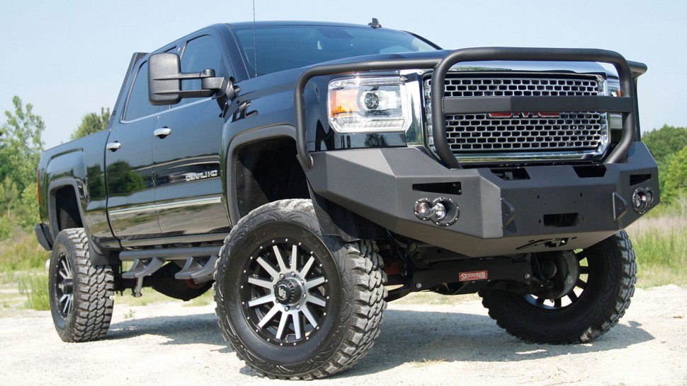 Передній бампер Premium із дугами GMC Sierra 2500/3500 15-19 Fab Fours GM14-A3150-1