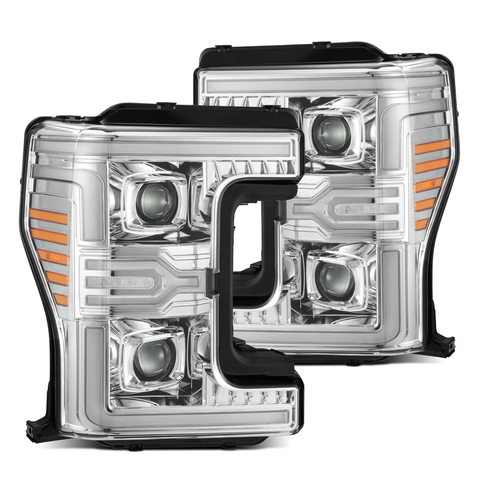 Комплект передних Led фар Ford F-250/F-350/F-450/F-550 17-19 LUXX-Series AlphaRex 880346