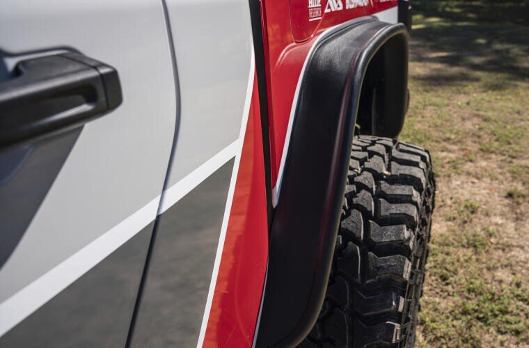 Bushwacker 10928-07 Flat Fender Flares Set 4 PC Jeep Gladiator JT 20-25
