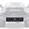 Передний бампер с защитной дугой Black Steel Dodge Ram 2500/3500/4500/5500 19-22 Fab Fours DR19-S4460-1