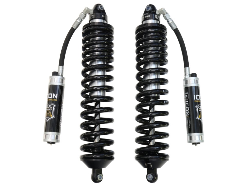 Icon Vehicle Dynamics 61700C 2.5 VS Remote Reservoir CDCV Front Coilover Reservoir Adjustable Shock Lift 7-9" Ford F-250/F-350 08-16 Pair