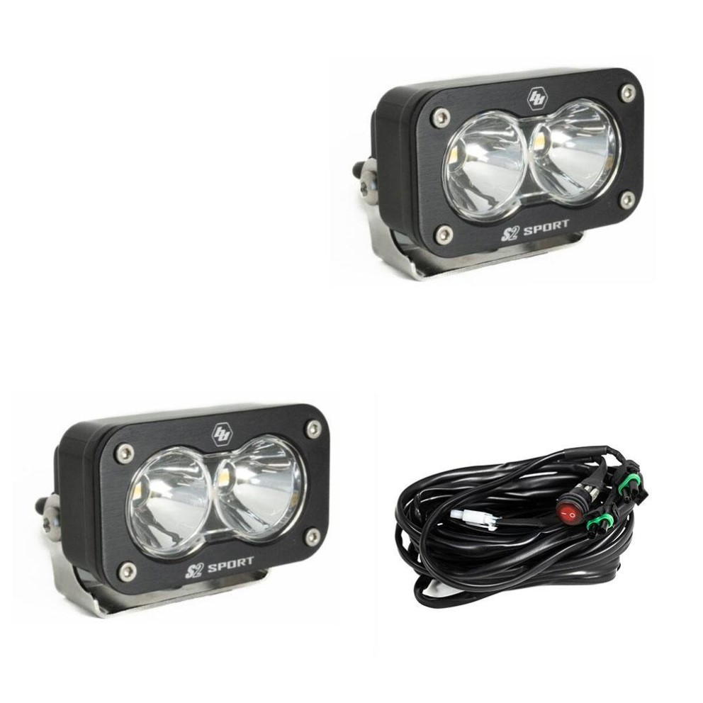 Комплект дополнительных LED фар 1.76x2.93" Spot S2 Sport Baja Designs 547801