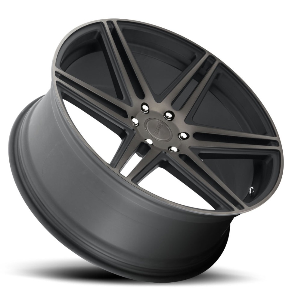 DUB Wheels S123240077+30 Skillz S123 Wheel Matte Black Double Dark Tint 24x10 +30