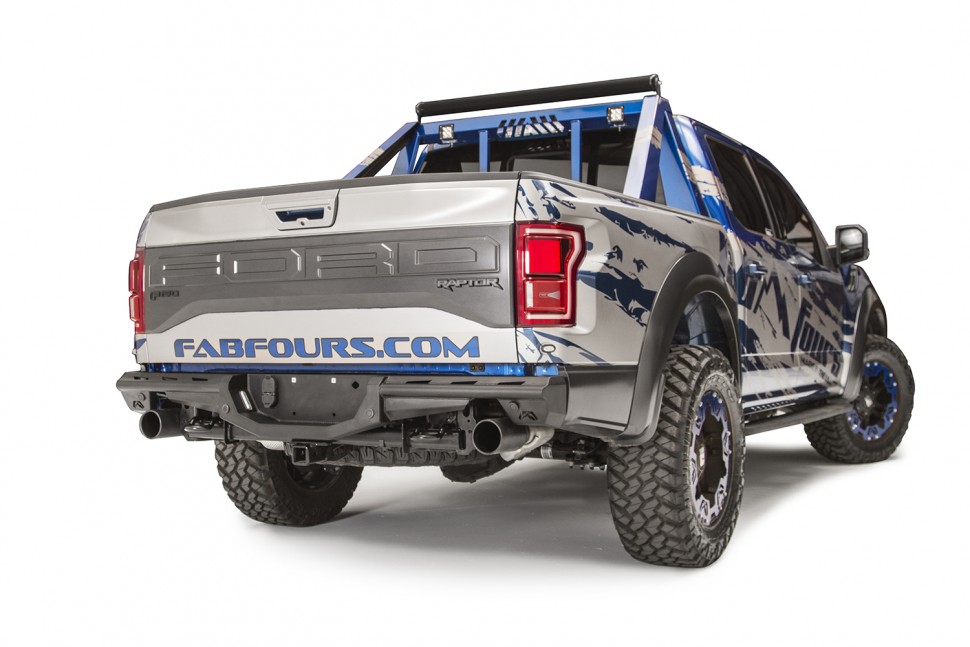 Fab Fours FF17-E4371-1 Aero Rear Bumper Ford F-150 Raptor 17-20