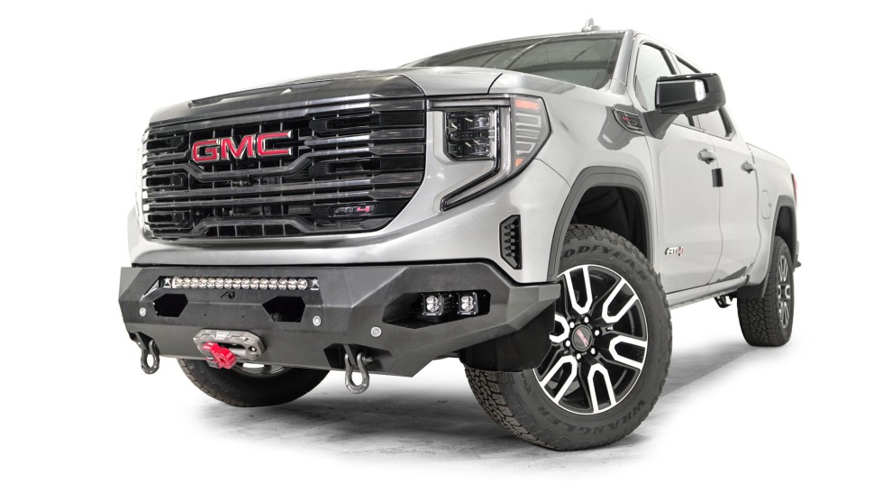 Передний бампер GMC Sierra 1500/1500 22-26 Matrix Fab Fours GS23-X5851-1