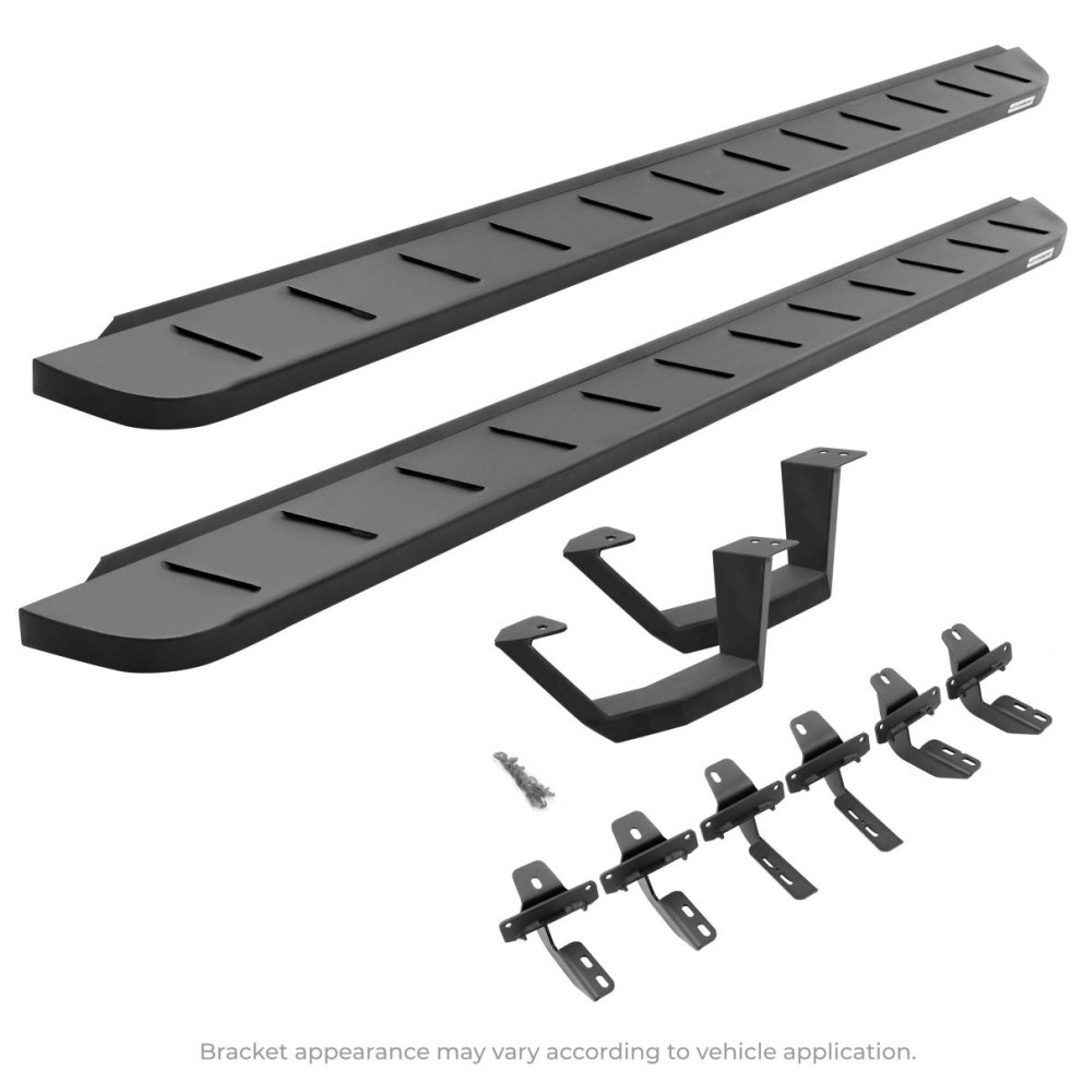 Подножки с доп. ступенькой Ford F-250/F-350 17-22 RB10 Go Rhino 63441734810PC