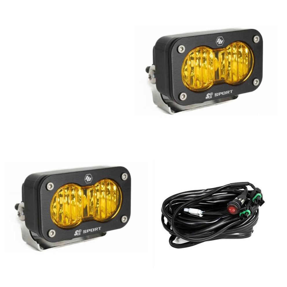 Комплект дополнительных LED фар 1.76x2.93" Wide Cornering S2 Sport Baja Designs 547815