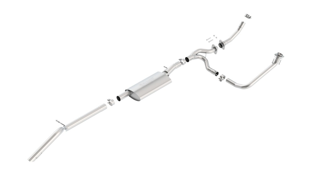 Borla 140634 S-Type Cat-Back Exhaust System Jeep Wrangler JK 12-18