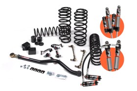 Лифт кит подвески 2.5" J-Venture Jeep Wrangler JL 18-22 4Door с амортизаторами Fox 2.5 Elite/стандартные пружины JKS JSPEC117PES