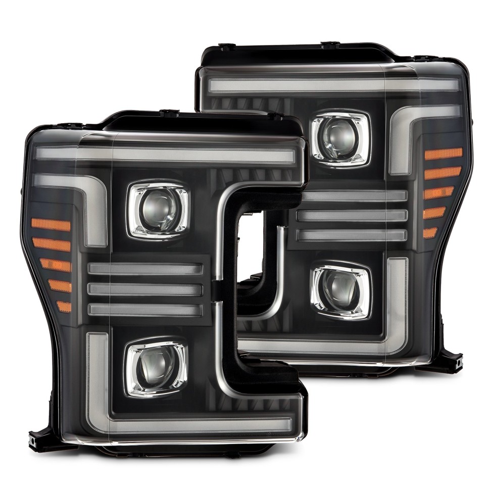 Комплект передних галогеновых фар Ford F-250/F-350/F-450/F-550 17-19 PRO-Series AlphaRex 880321