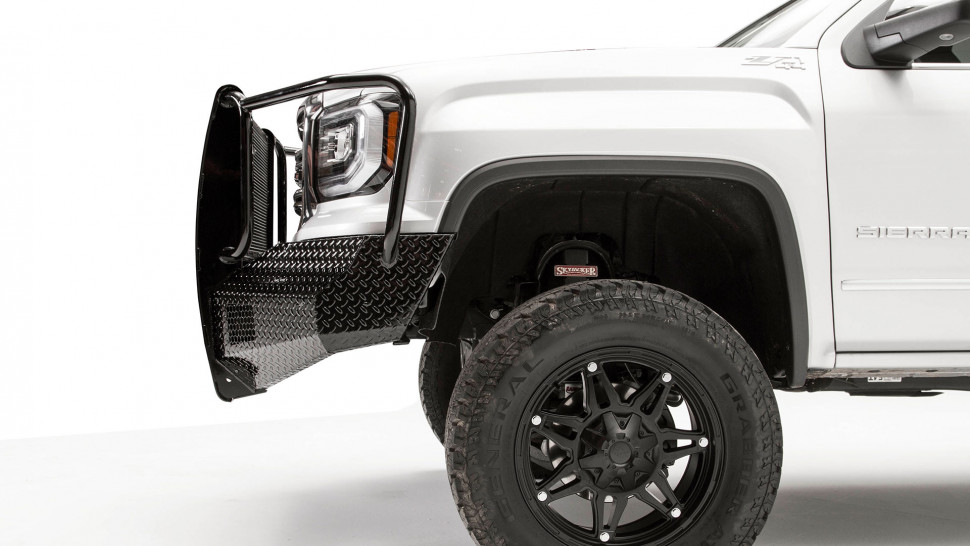 Fab Fours GS14-K3160-1 Full Guard Front Bumper GMC Sierra 1500 14-15