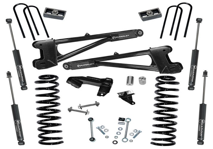 Superlift K987 Suspension Lift Kit 4" Ford F-250/F-350 11-16 (Shadow Shocks)
