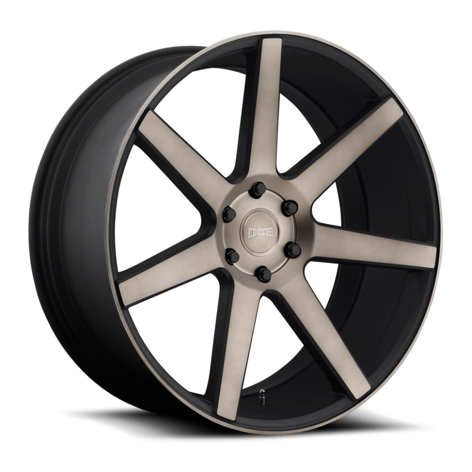 DUB Wheels S127229584+19 Future S127 Wheel Matte Black Double Dark Tint 22x9.5 +19