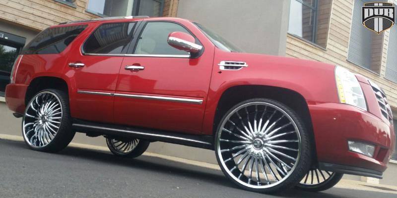 DUB Wheels S140249597+30 Suave S140 Wheel Chrome Plated 24x9.5 +30