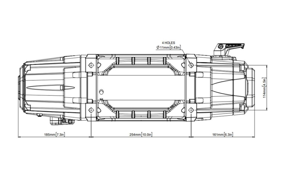 Лебідка із синтетичним тросом ARB ARW100SA