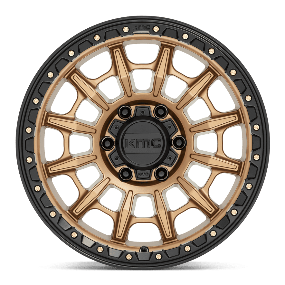 KMC Wheels KM54779050600 Carnage Wheel Matte Bronze W/Black Lip 17x9
