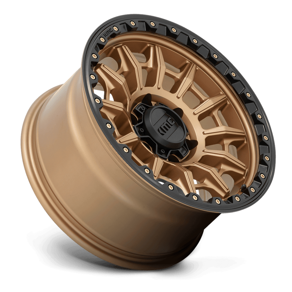 KMC Wheels KM54779050600 Carnage Wheel Matte Bronze W/Black Lip 17x9