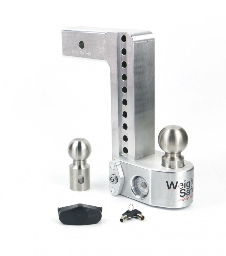 Weigh Safe WS10-2.5 Drop Hitch Adjustable 10" With 2.5" Shank