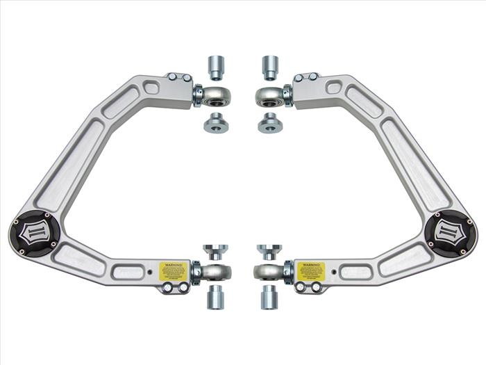 ICON 78720DJ Front Billet Upper Control Arm DJ Kit GMC Sierra/Chevrolet Silverado 1500 19-22
