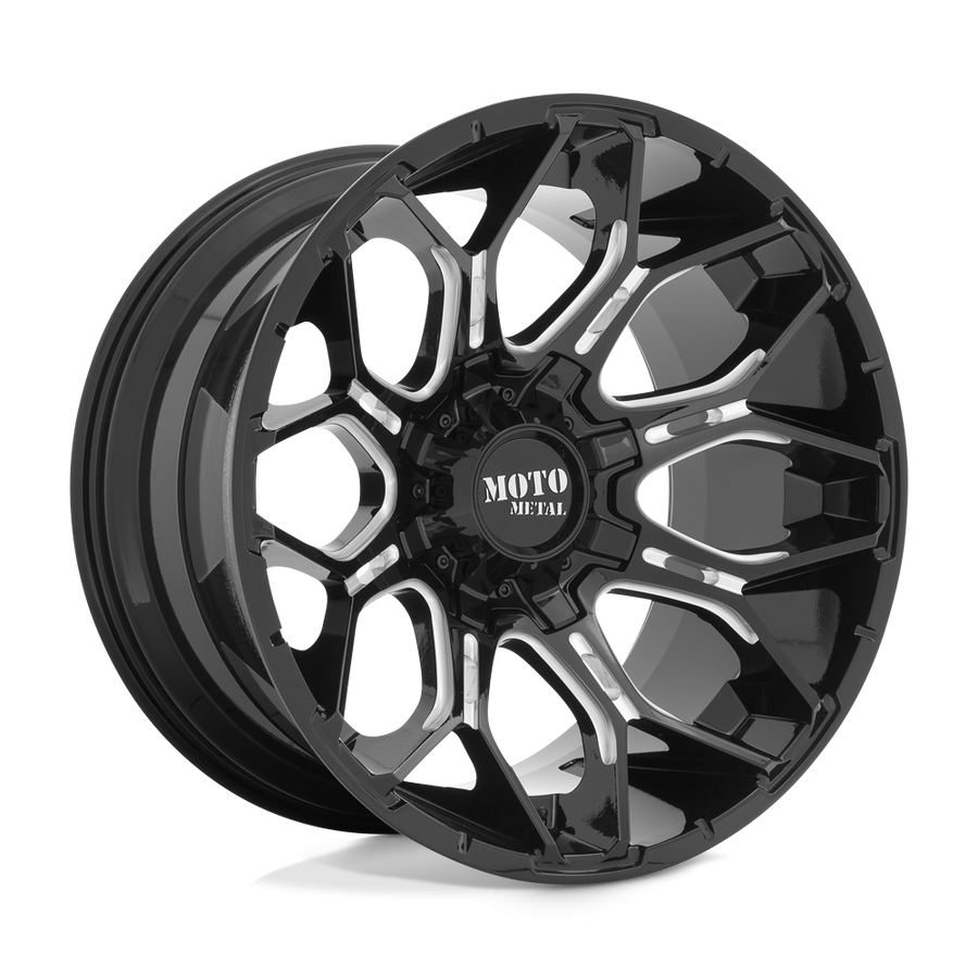 Колісний диск Moto Metal Sniper Gloss Black Milled 20x9 ET MO80829067300