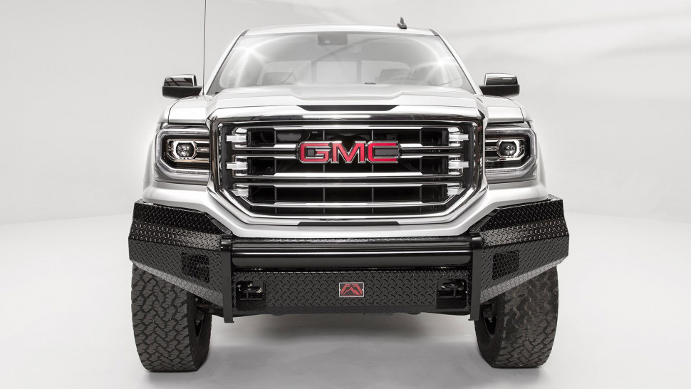 Передний бампер Black Steel GMC Sierra 1500 14-15 Fab Fours GS14-K3161-1