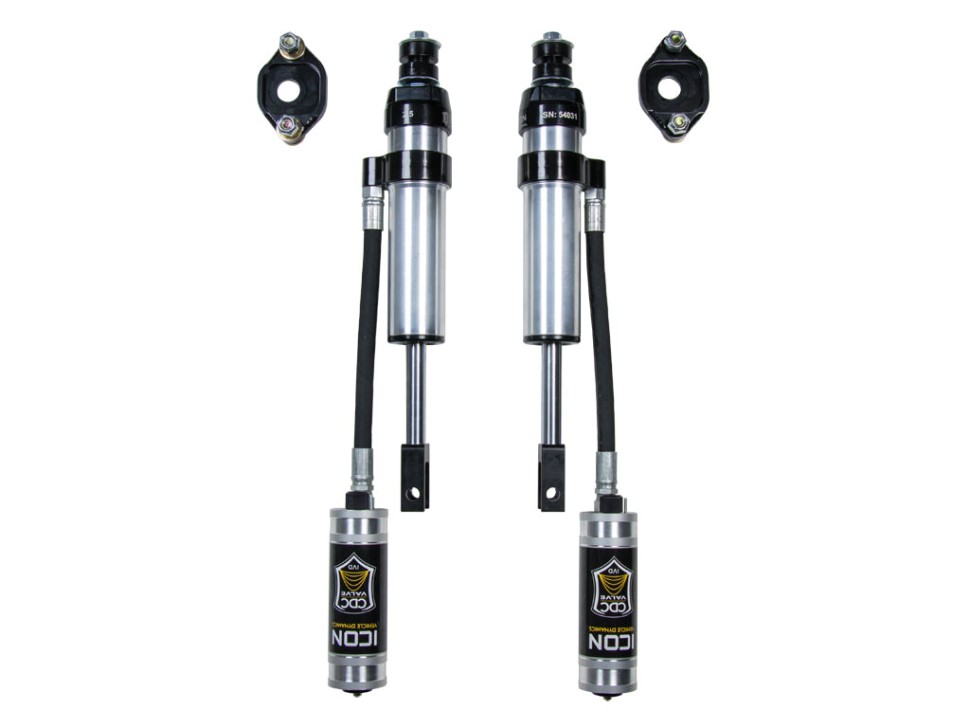 Амортизатор задний с резервуаром регулируемый Long Travel Chevrolet Silverado/GMC Sierra 2500/3500 11-19 2.5 VS Remote Reservoir CDCV Lift 0-2" Icon Vehicle Dynamics 77832CP Пара