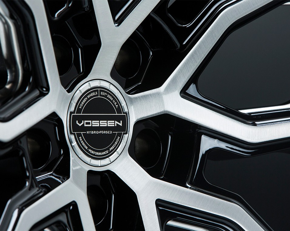 Колесный диск Vossen HF2 Brushed Gloss Black 20x9 ET +25 HF2-0M05