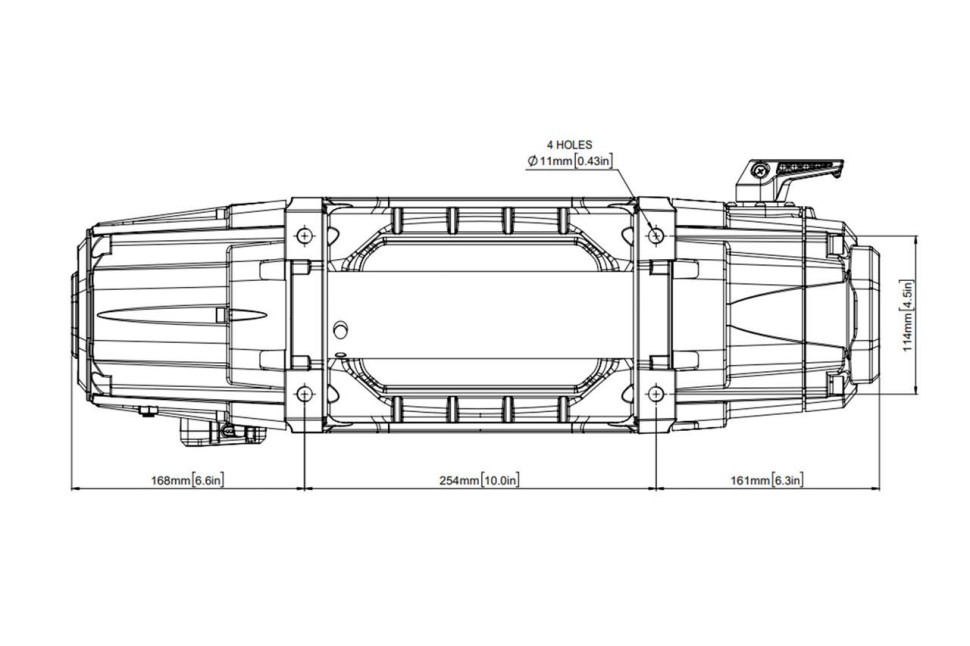 Лебідка із синтетичним тросом ARB ARW120SA