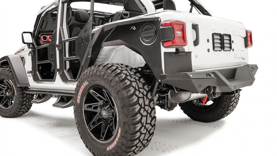 Крепление номерного знака Jeep Wrangler JL 18-22 Fab Fours M4550-1