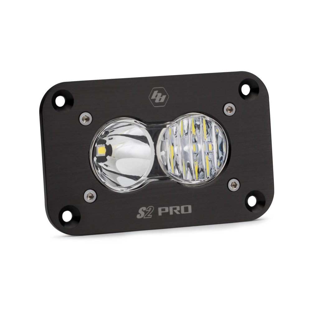 Дополнительная LED фара скрытого монтажа 2.93"x1.68" Водительский/Комбо свет S2 Pro LED Light Baja Designs 481003
