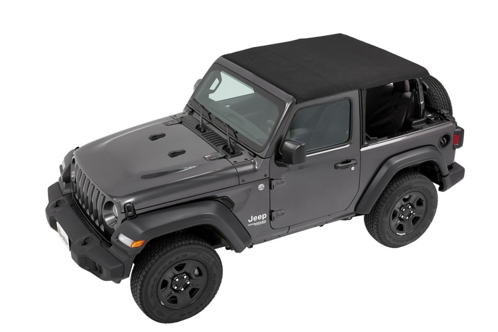 М’який дах Trektop Soft Top Black Diamond Jeep Wrangler JL 18-26 2 Door Bestop 5686235