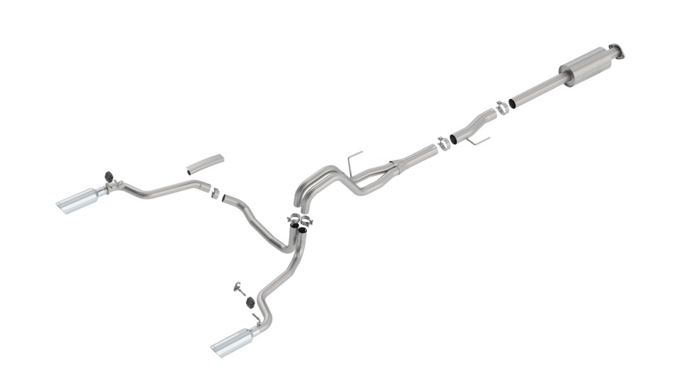 Borla 140616 Atak Cat-Back Exhaust System Ford F-150 15-20